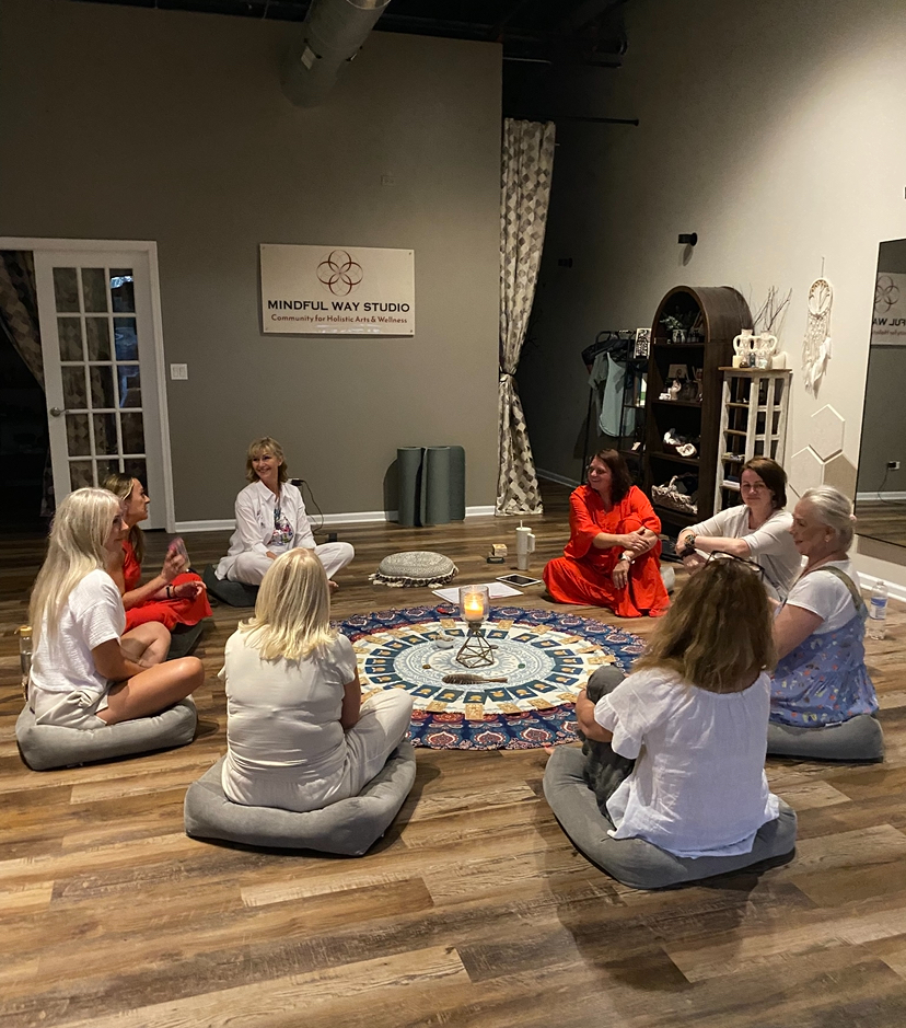 Join Ania Haas for women gatherings women gatherings art mindful way studio