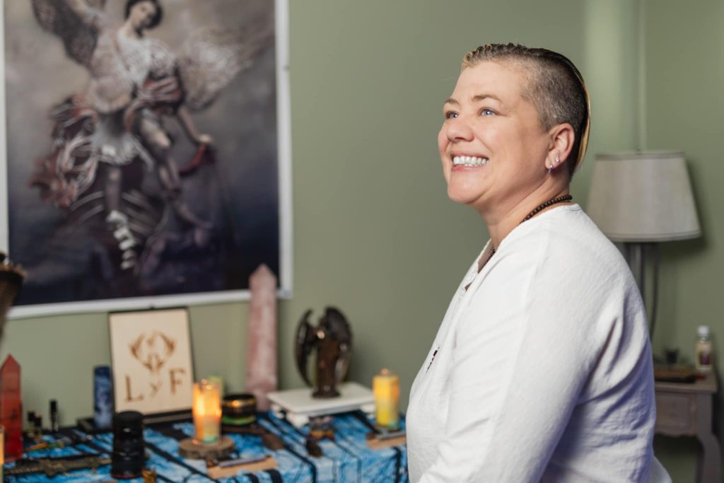 Lynn is a massage therapist and Reiki healer at Mindful Way Studio
